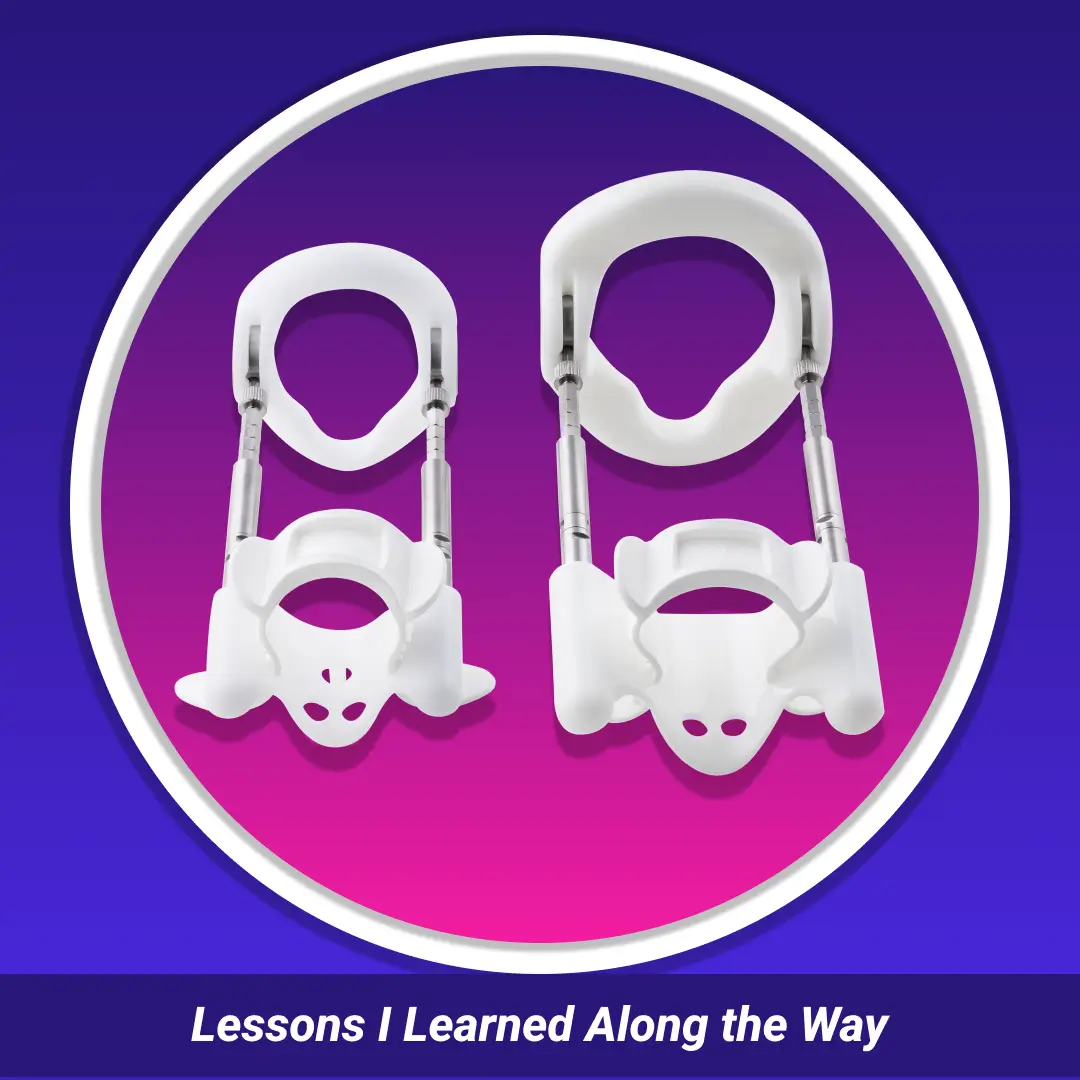Lessons I Learned Along the Way: two white extender devices side by side
