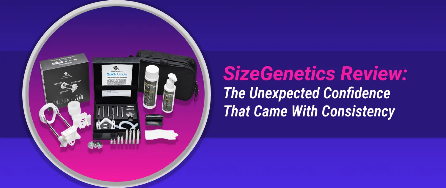 SizeGenetics Review: The Unexpected Confidence That Came With Consistency banner with extender kit