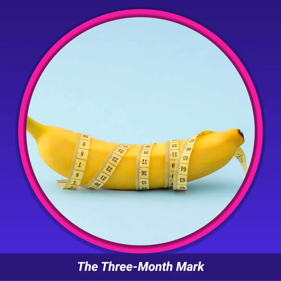 The Three-Month Mark: banana wrapped in a yellow measuring tape